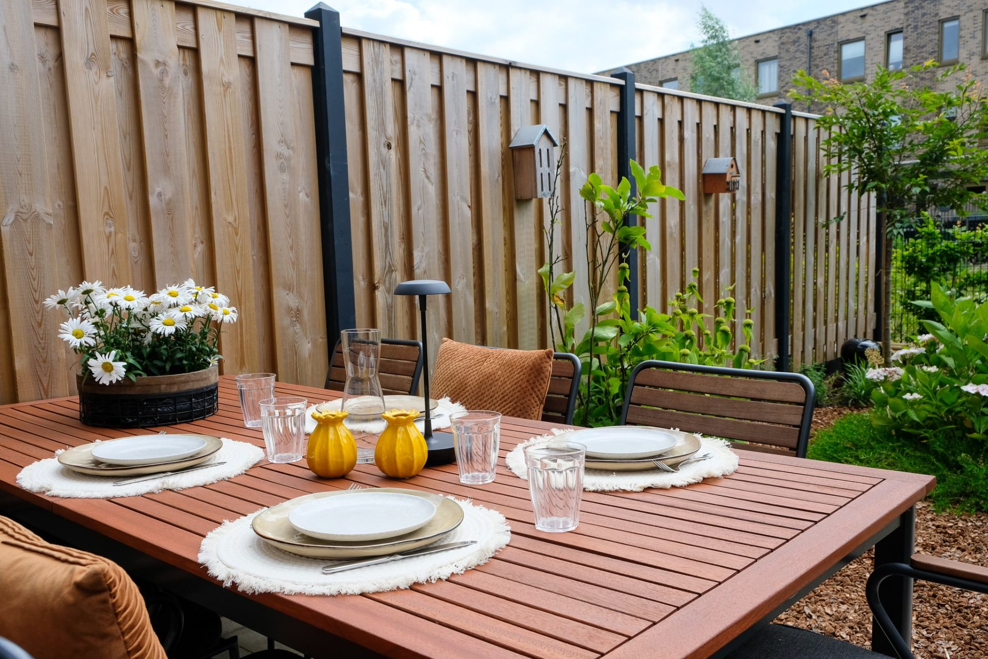 Tuinontwerp Groningen Borek loungebank